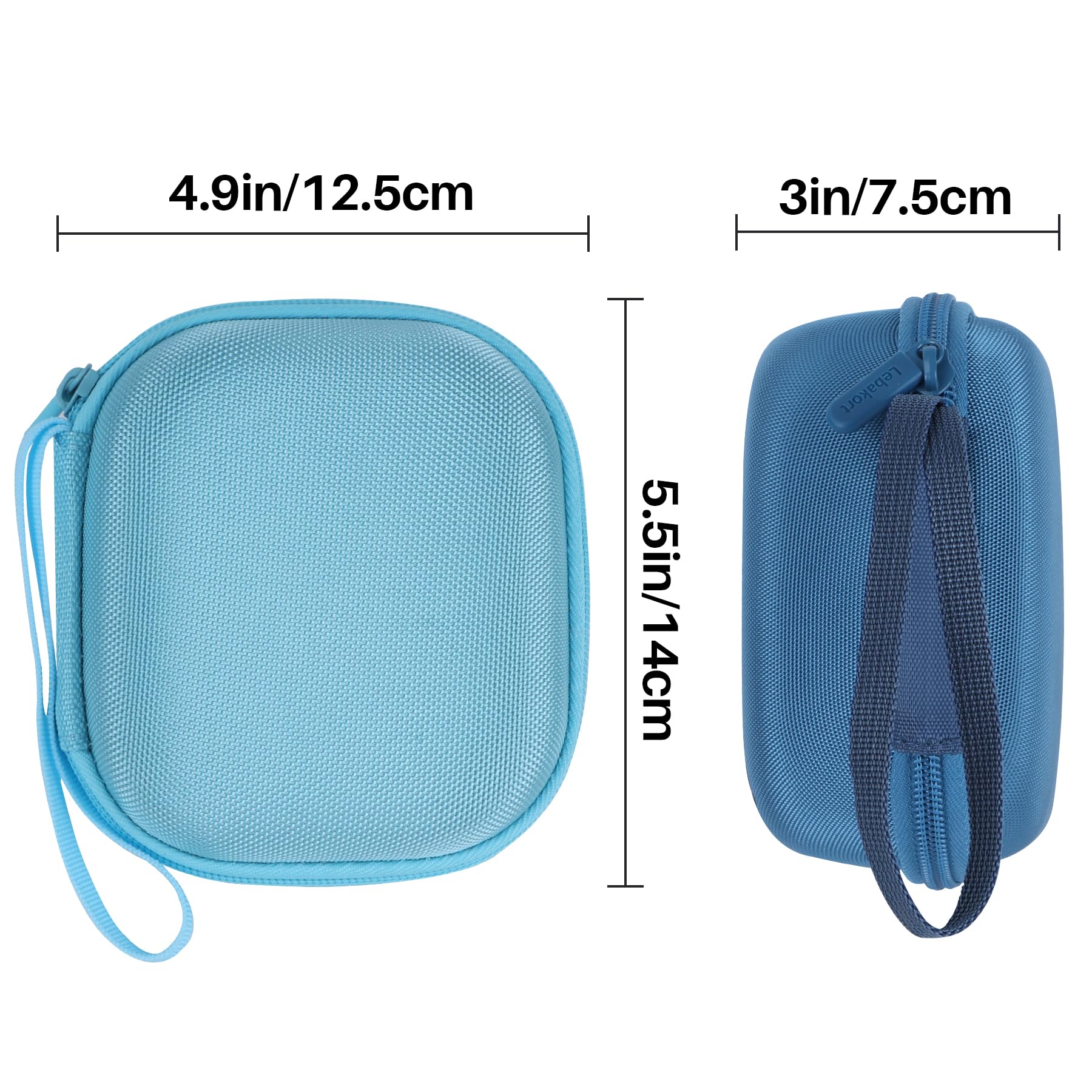 Lebakort Storage Case Compatible with Bose New SoundLink Micro 2nd Gen Speaker (Light Blue Case)