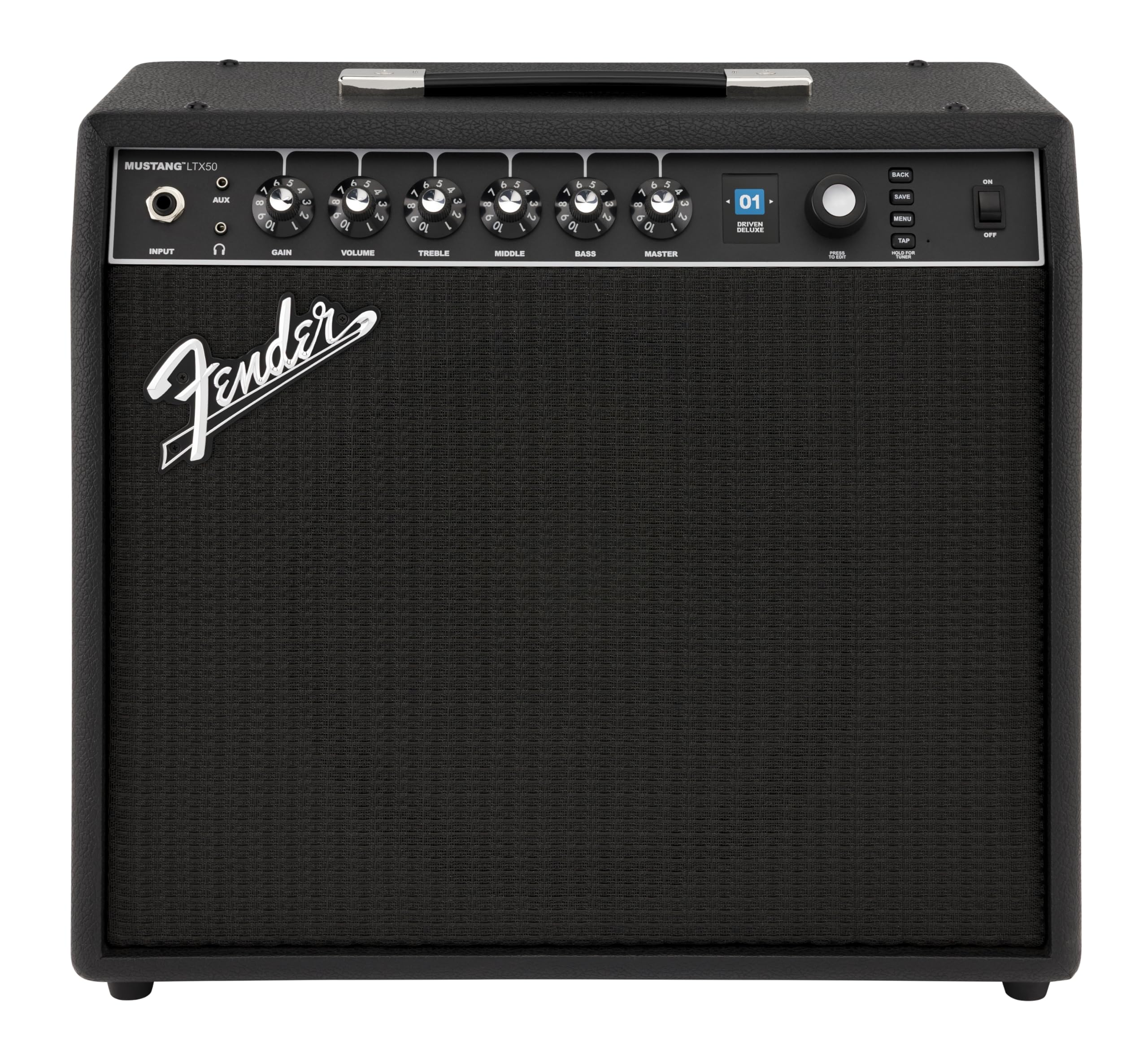 Fender 2311700000 Mustang LTX50 Modeling Electric Guitar Amp, 120V, 500 Watts