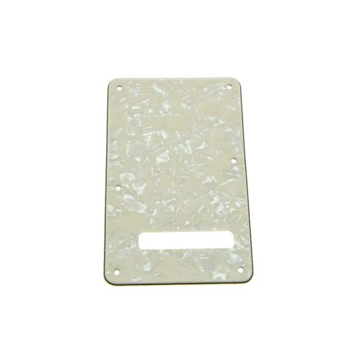 KAISH ST/Strat Style Standard Guitar Back Plate ST Tremolo Trem Cover for USA Strat/Stratocaster Aged Pearl