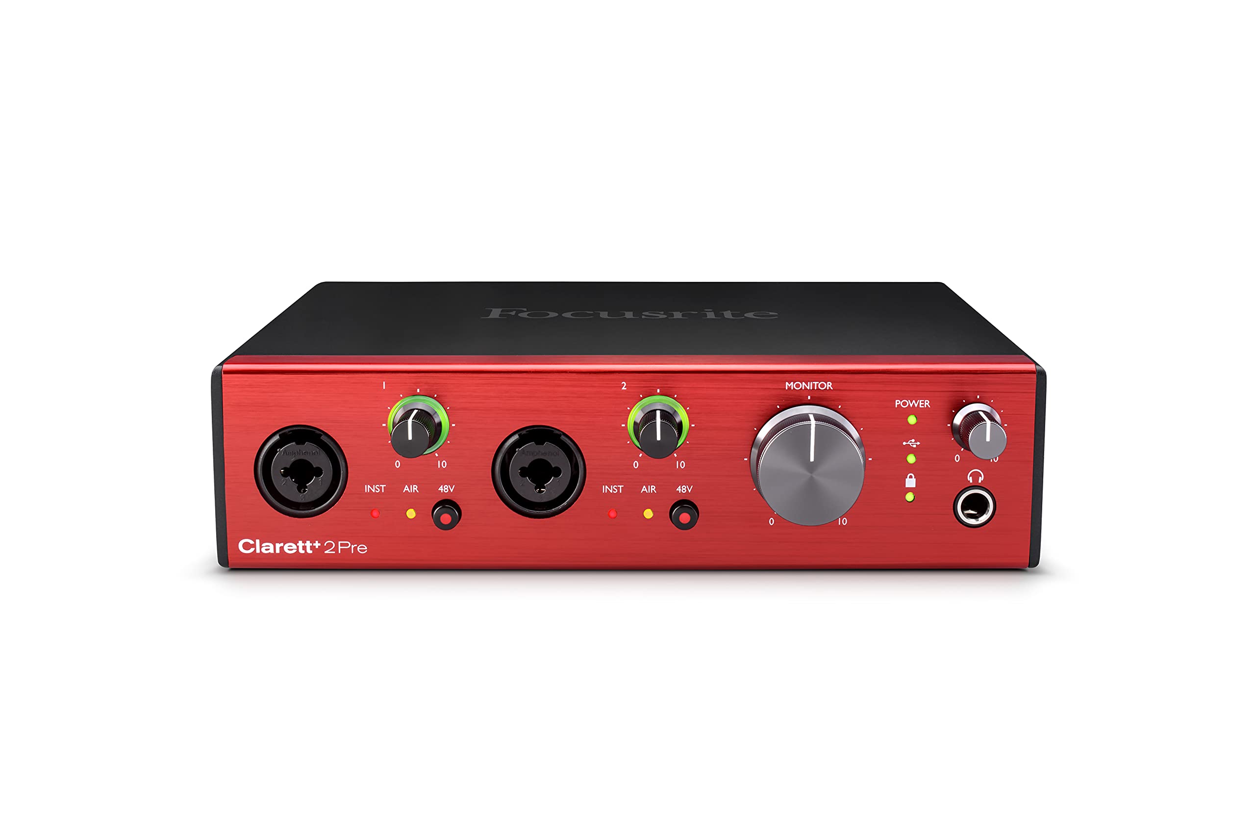 Focusrite Clarett+ 2Pre 10-In/4-Out USB-C Audio Interface