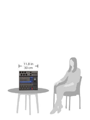 Zoom LiveTrak L-8 Battery Powered Mixer/Recorder for Musicians & Podcasters