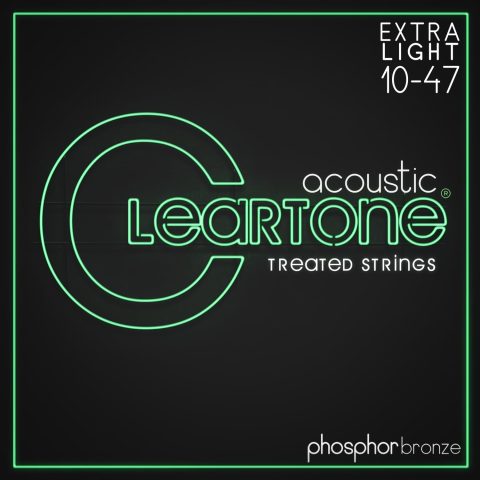 Cleartone Phosphor Bronze Acoustic Guitar Strings (10-47)