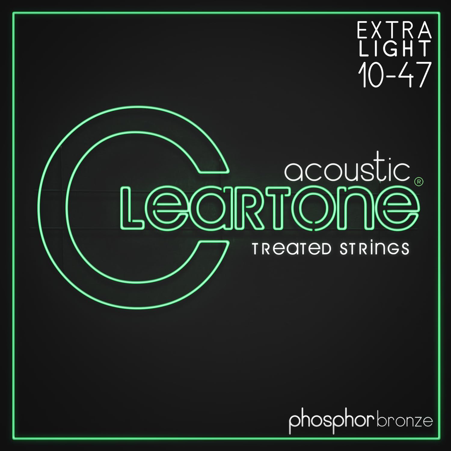 Cleartone Phosphor Bronze Acoustic Guitar Strings (10-47)