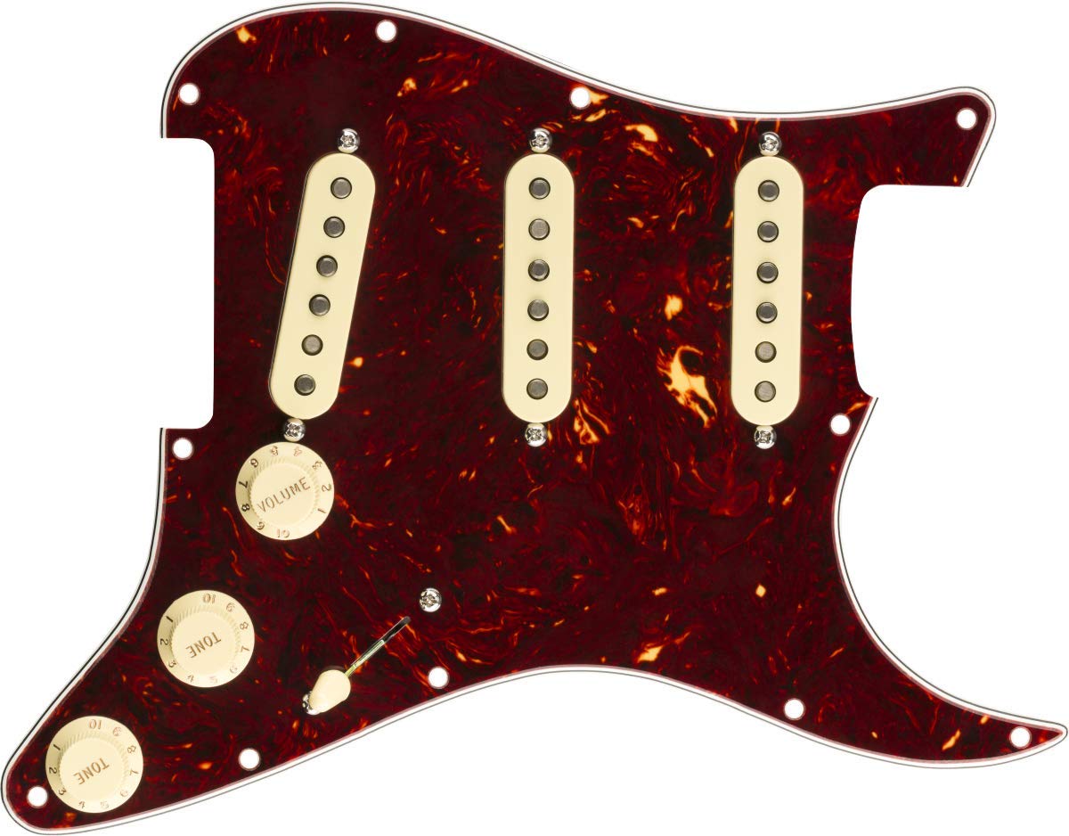 Fender 0992345500 Original 57/62 Prewired Stratocaster Pickguard – Tortoise