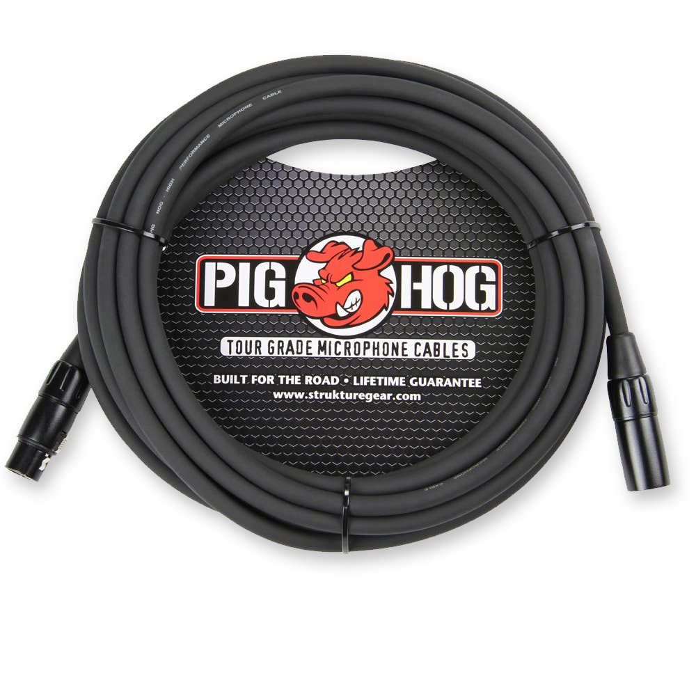 Strukture Pig Hog PHM20 10 pack 8mm Microphone XLR Mic Cable – 20ft