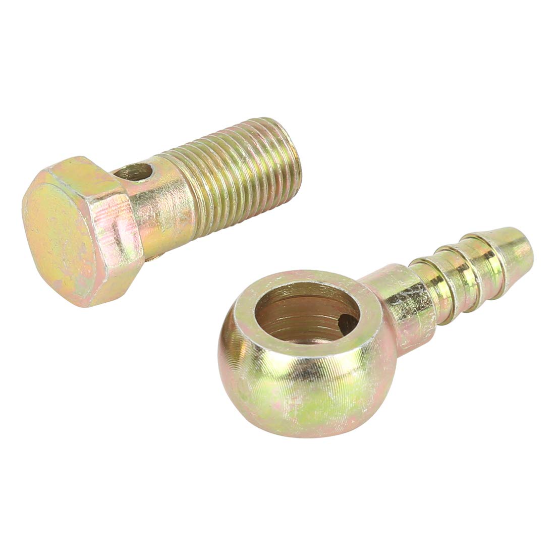 X AUTOHAUX 10mm Banjo Hose Barb Bolt Fittings Banjo Bolt Washer for Car