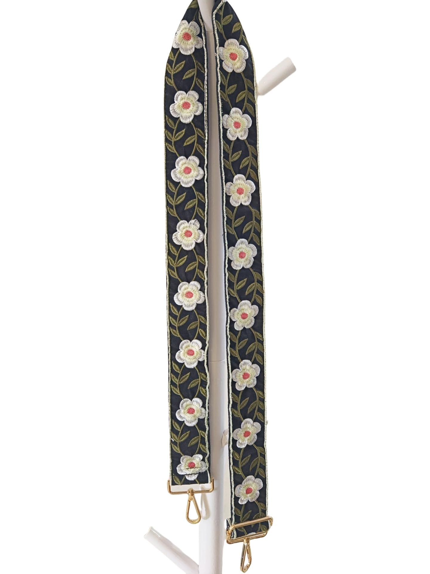 MIRIFRIGE Wide Embroidery Purse strap Replacement Crossbody Bag Strap