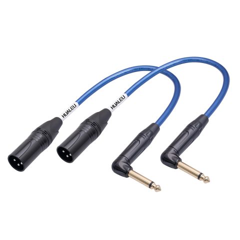 HUALEU XLR Female to 3.5mm Microphone Balanced Cable, XLR Female to 1/8 inch Mic Cord for Mixers, Microphones, Digital SLR Cameras, Computer Sound Cards 3.3FT