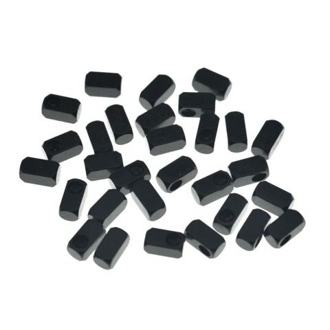 Dopro 30-Pack Stainless Steel Tremolo Bridge String Insert Block Lock Clamp Blocks Fits FR Black