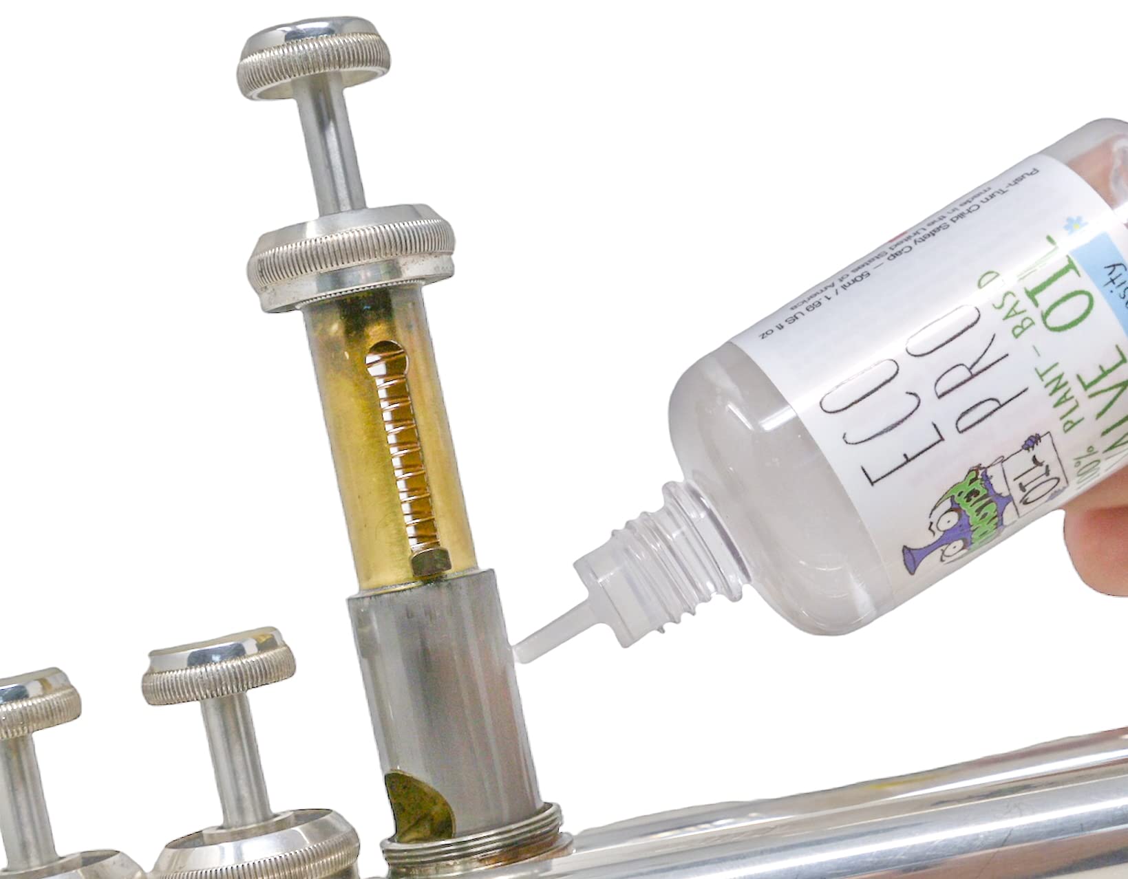 Monster Oil EcoPro Lite Plant-Based Trumpet Valve Oil for Piston-Valve Brass Instruments, Non-Toxic Light-Viscosity Lubricant, 50 mL (1.69 fl oz)