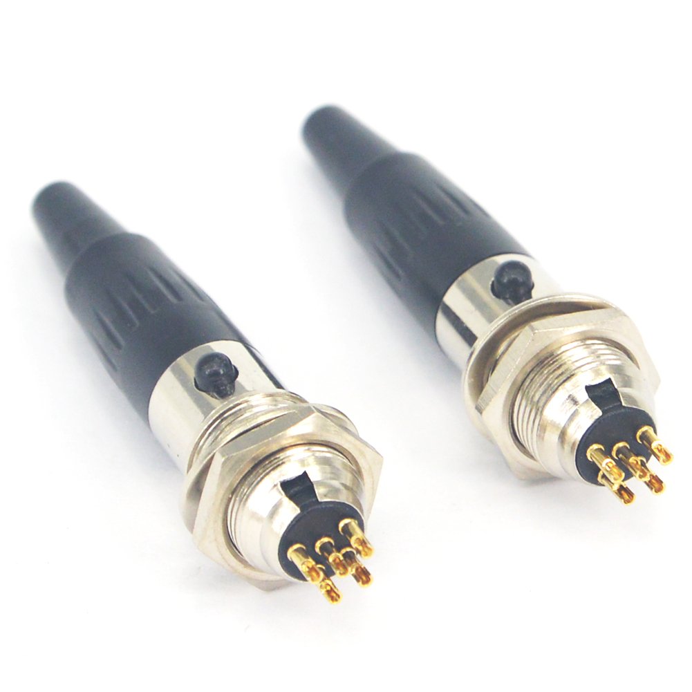 onelinkmore Mini XLR 5 Pin TA5F Female + TA5M Male Connector 2 Sets
