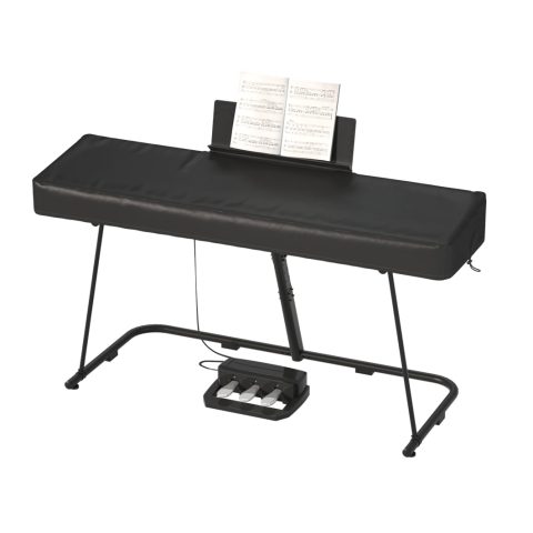 FOLU 61/88 Keys Electric Piano Keyboard Dust Cover – Waterproof, Dustproof, Scratch-Resistant, Adjustable Fit, Machine Washable – 51.2″(L) x 14″(W) x 5″/4″(H)