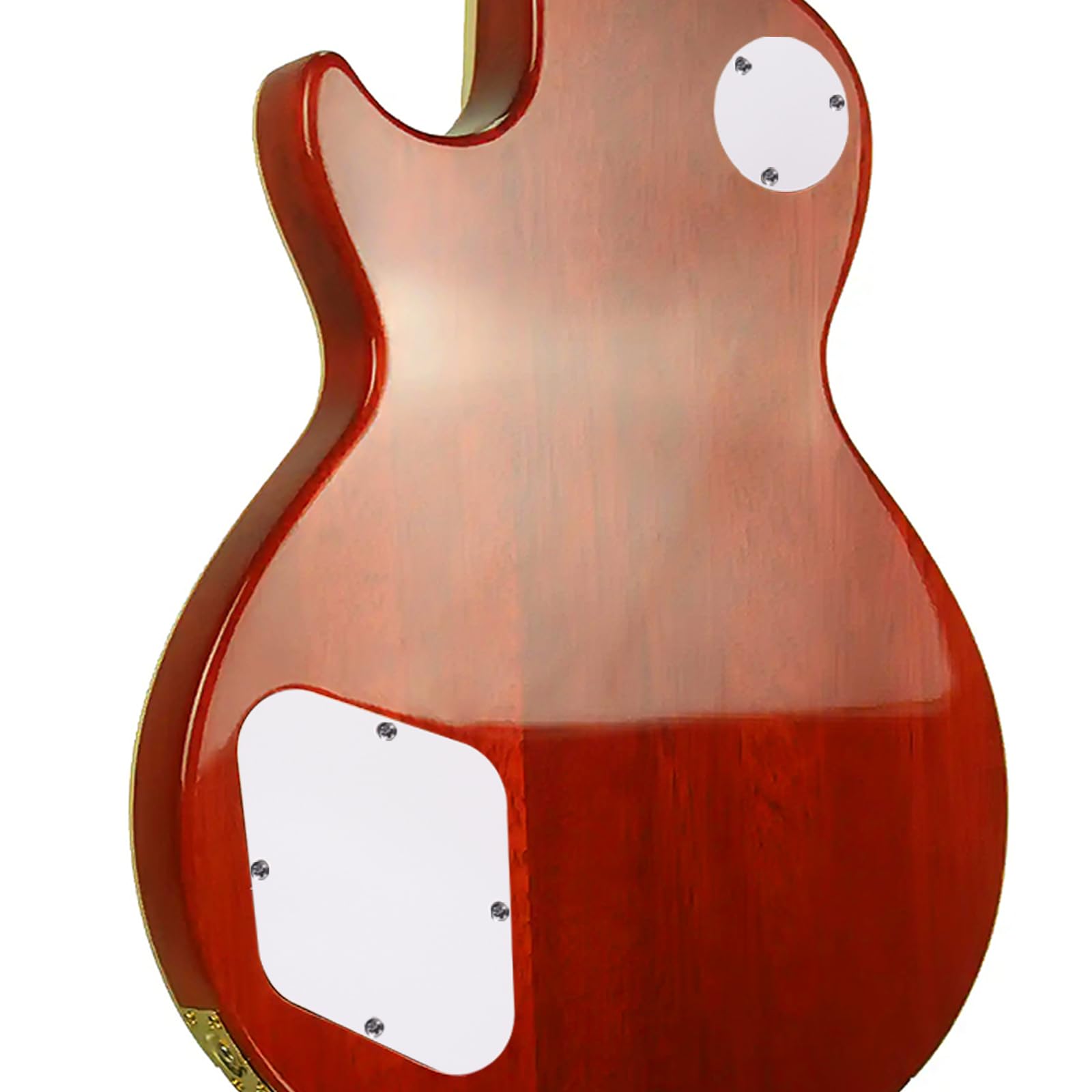 Phrilam Electric Guitar Pickguard Set for Gibson Les Paul, White 3Ply