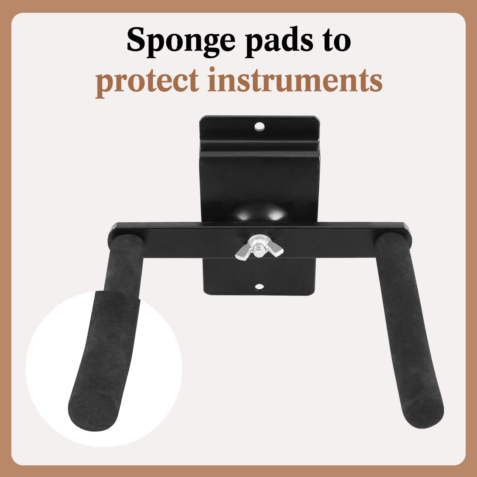 EASTROCK Wall Mount Trumpet Holder 2Pcs