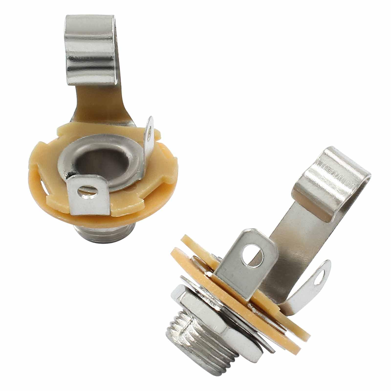 LifCratms 6.35mm (1/4inch) Female Guitar Input Jack, 12 Pack