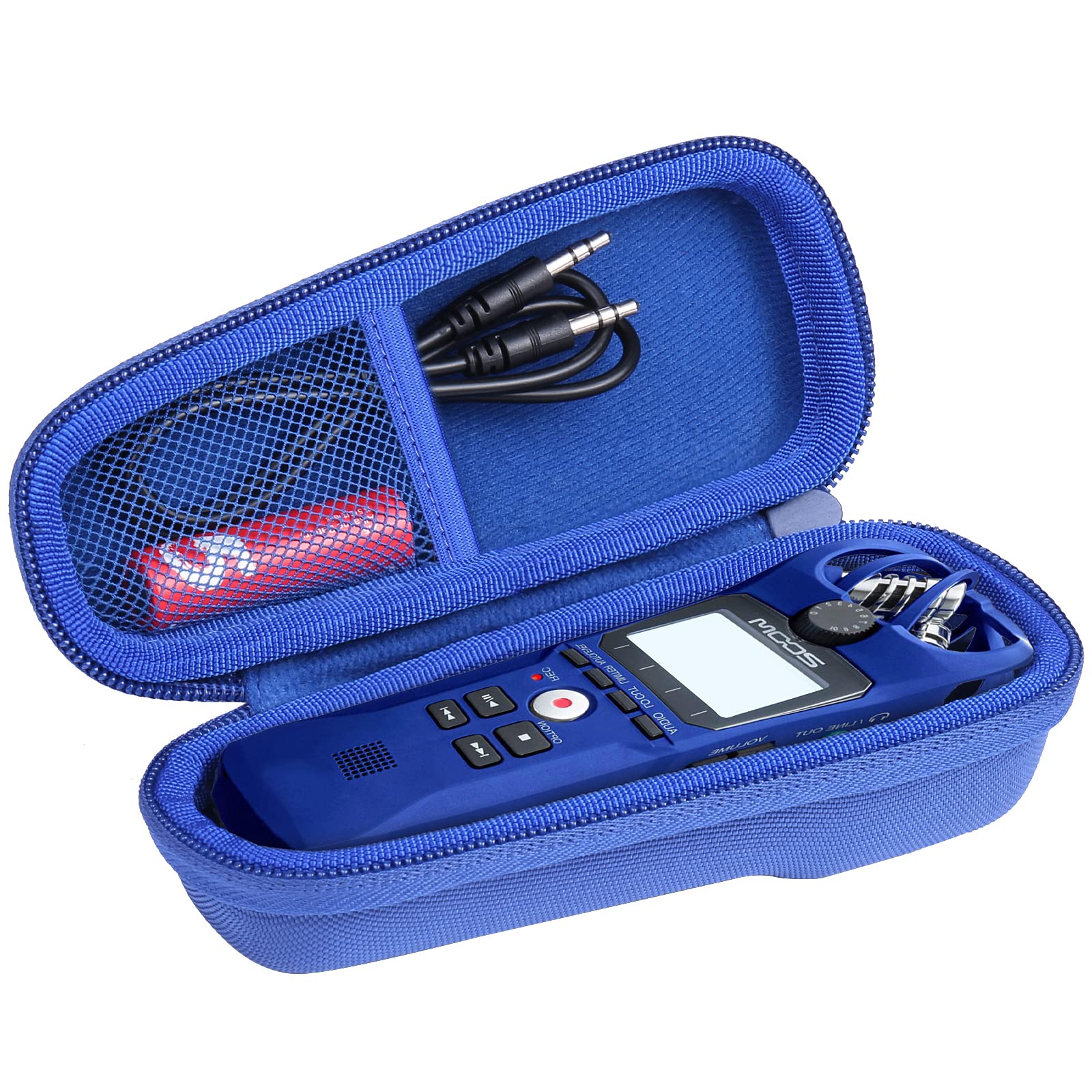 co2CREA for Zoom H1n H1 Digital Handy Recorder Hard Protective Case, Blue