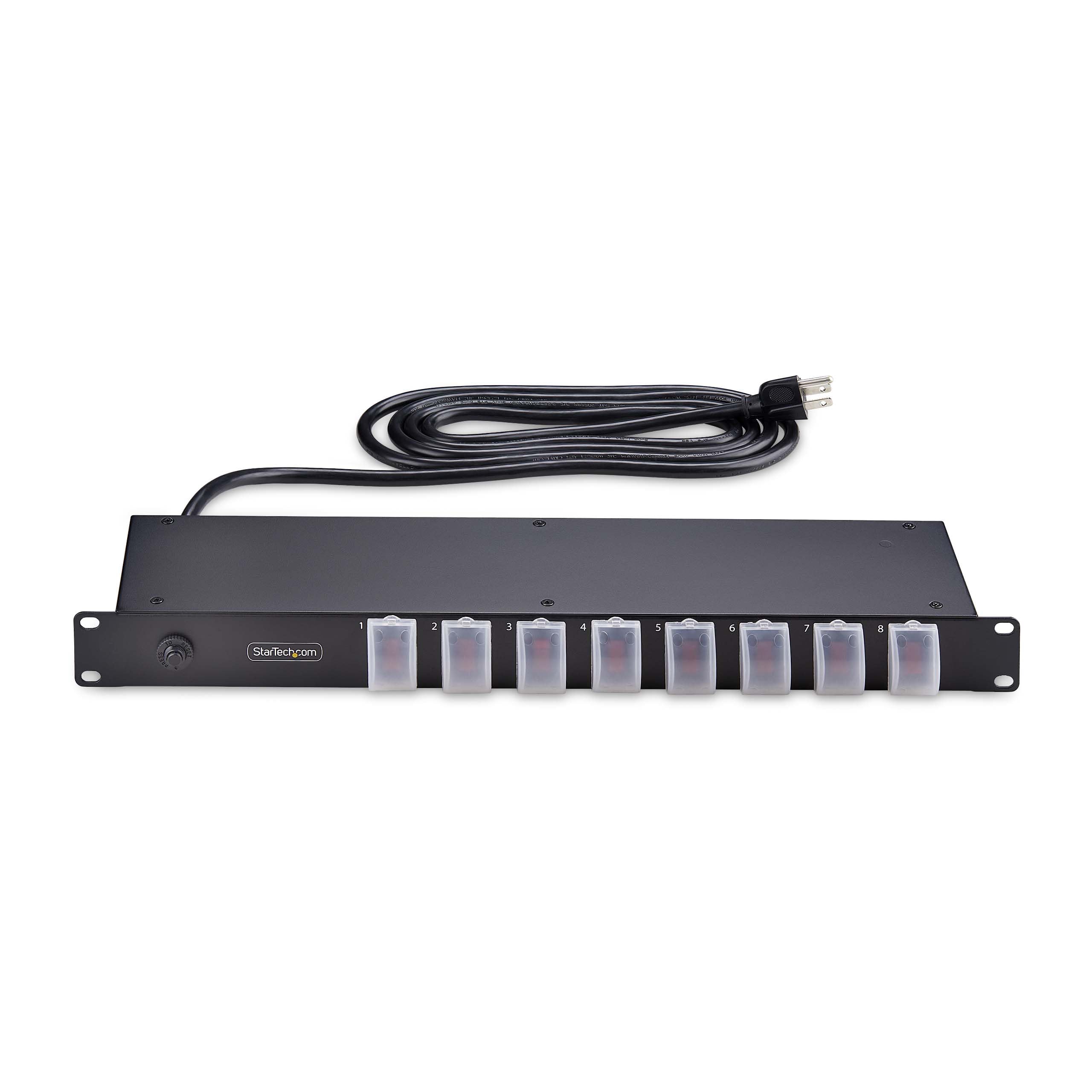 StarTech 8-Outlet 1U Switched PDU, 15A, TAA, 125V (8NS8-RACK-MOUNT-PDU)