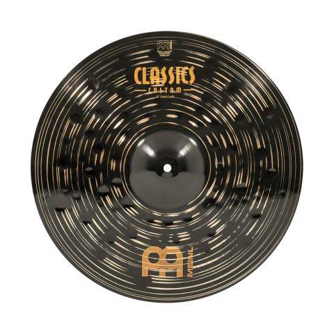 Meinl 18″ Crash Cymbal – Classics Custom Dark – Made in Germany, 2-YEAR WARRANTY (CC18DAC)