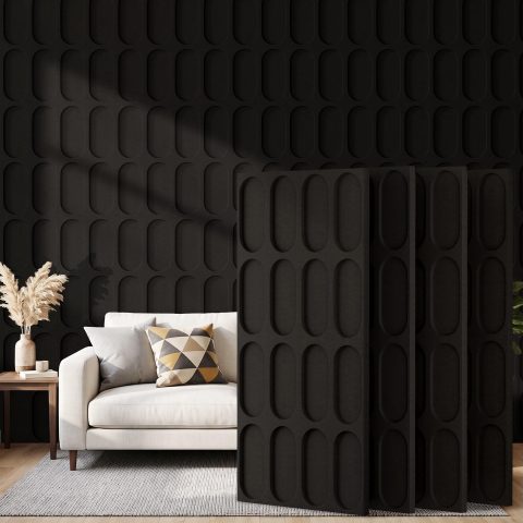 Dual-Layer Thickened Acoustic Panels for Living Room,Recording,Bedroom
