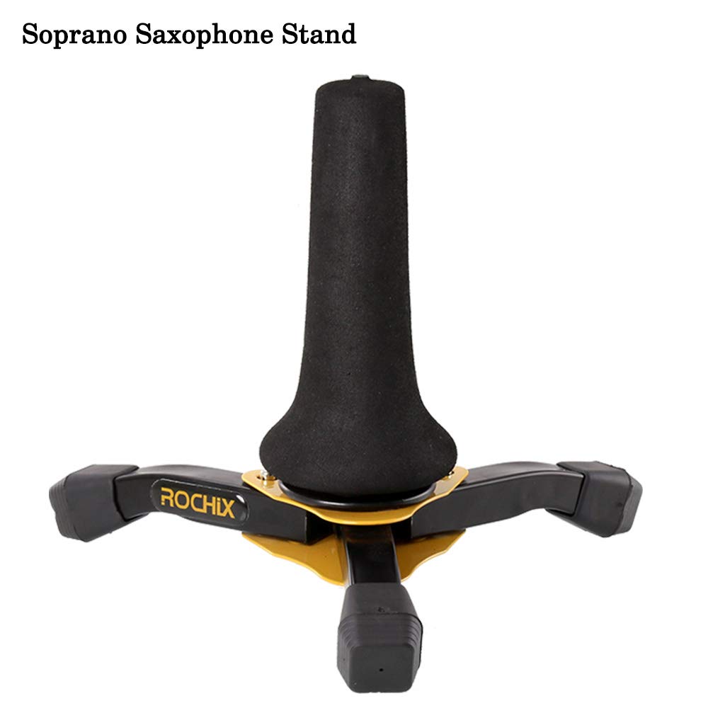 Foldable Portable Soprano Saxophone Sax Stand,Tripod Holder Stand
