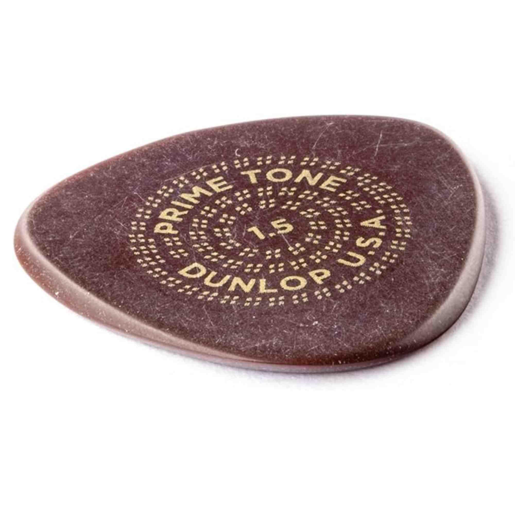 Jim Dunlop Primetone® Semi Round Smooth Pick 1.5MM – 12 Pack