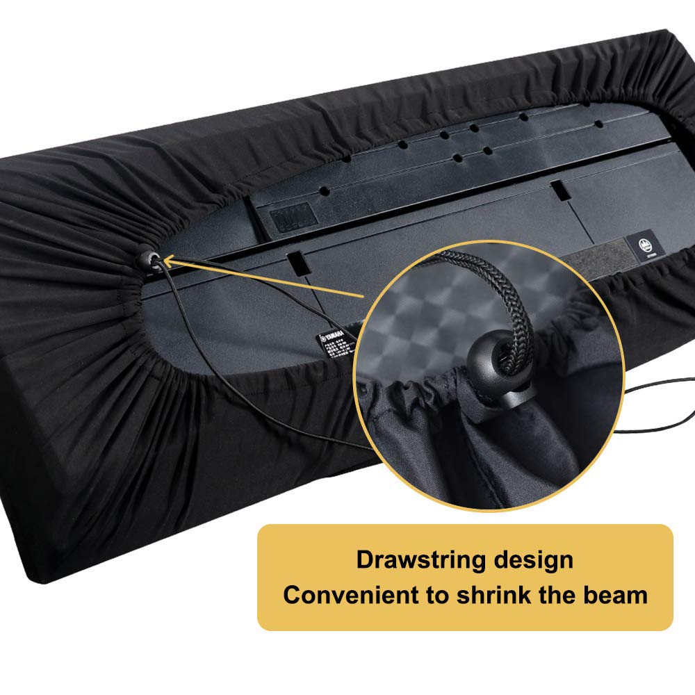 Ruibo 88 Key Keyboard Cover / Electronic Piano Keyboard Dust Cover with Drawstring made of 420D Oxford