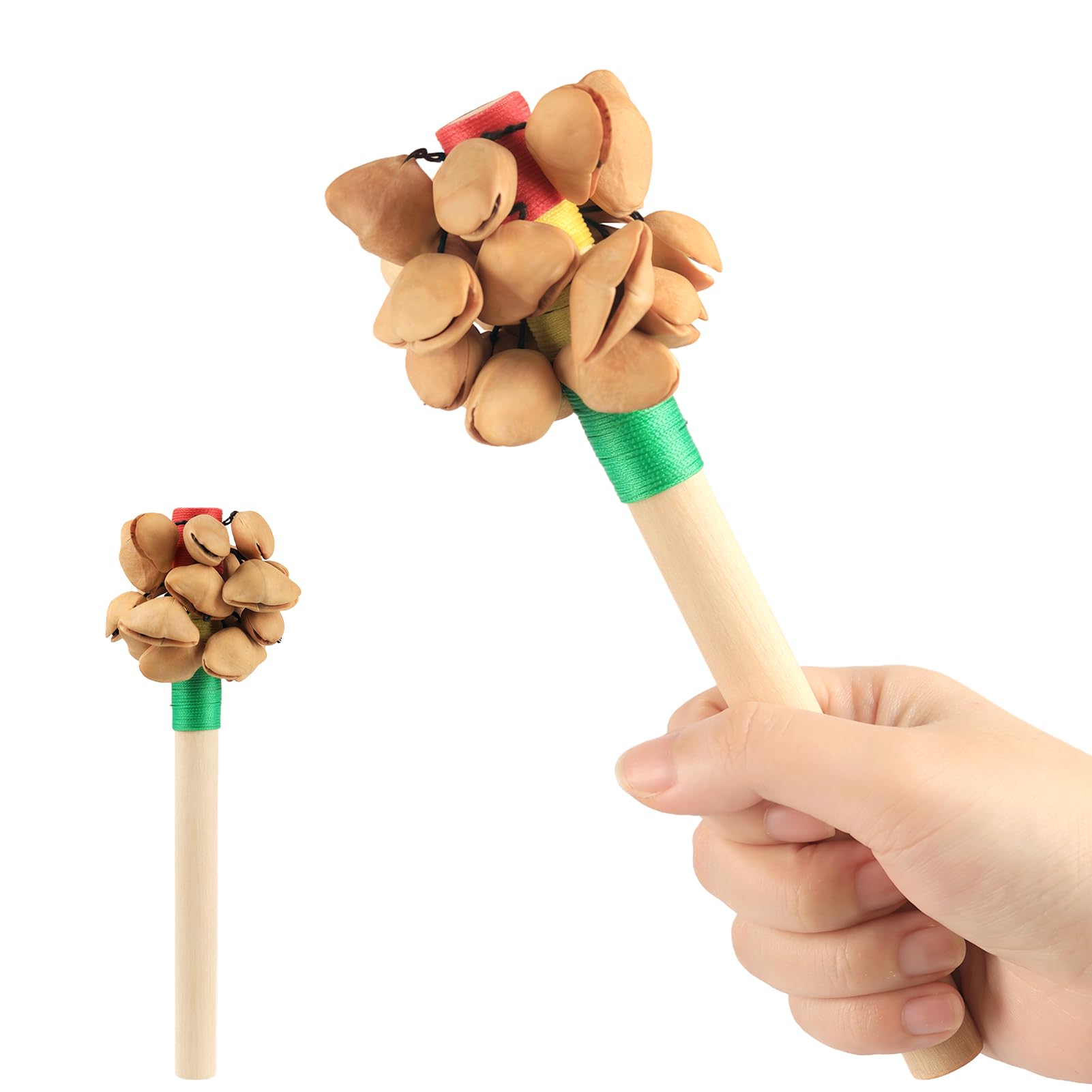 GOGHOST Large African Natural Seed Shaker (Chacha-1 Pack)