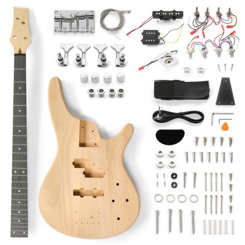 Ktaxon DIY Electric Guitar Kit, 44Inch DIY Bass Guitar Kit (KIB)