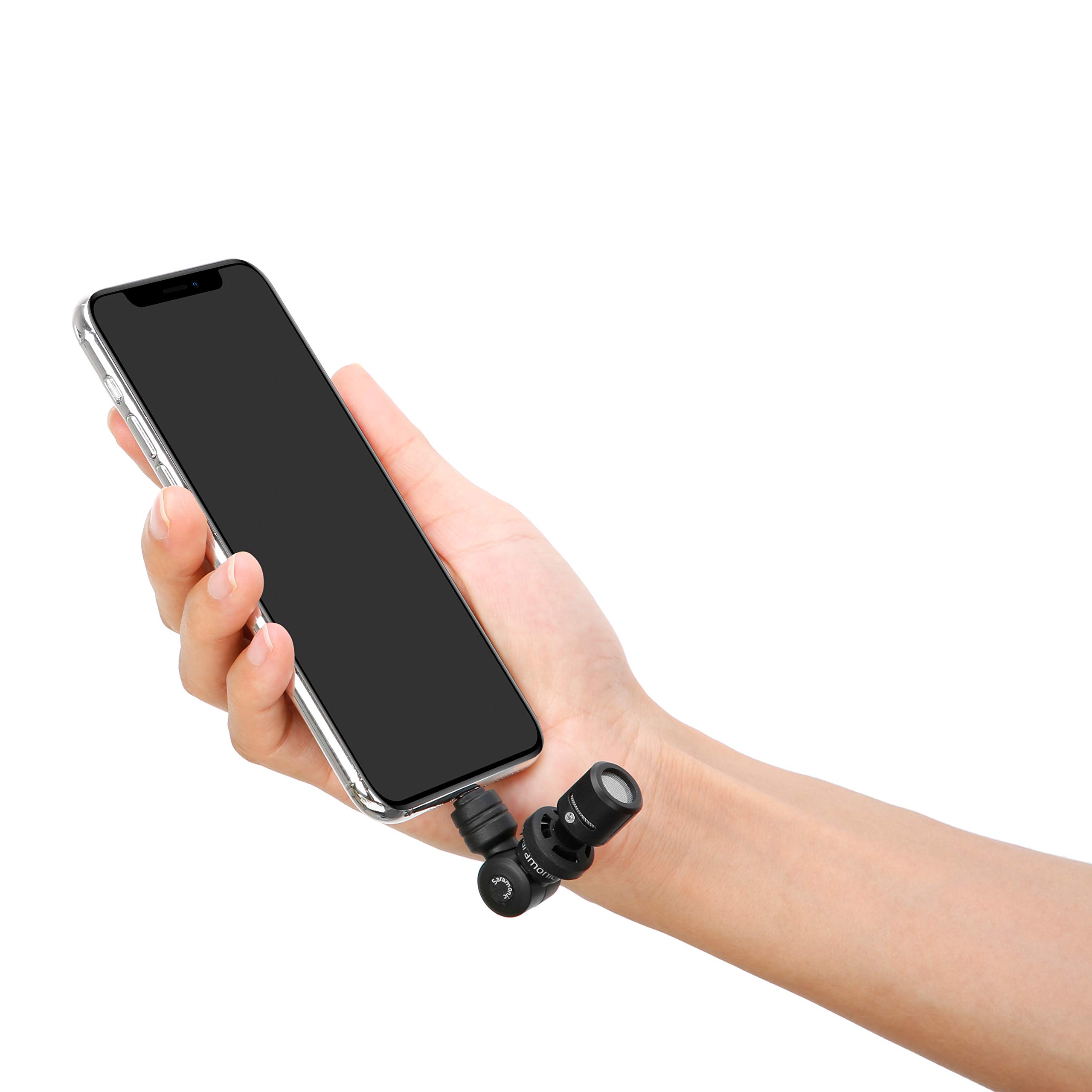 Saramonic SmartMic Di Mini | Ultra-Compact Omnidirectional Condenser Microphone with Lightning for iPhones & iPads
