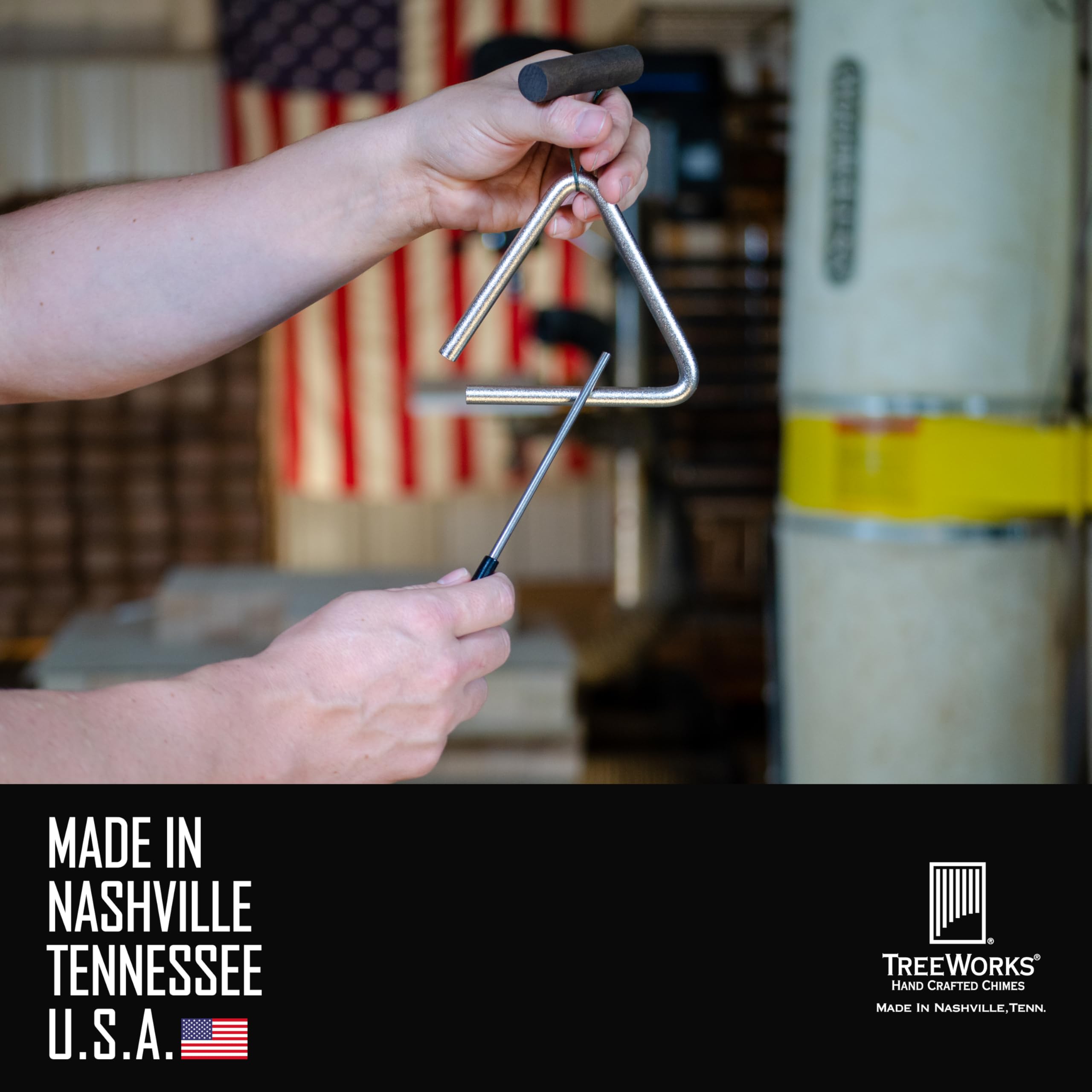 Treeworks Triangle Musical Instrument — MADE IN U.S.A. Percussion
