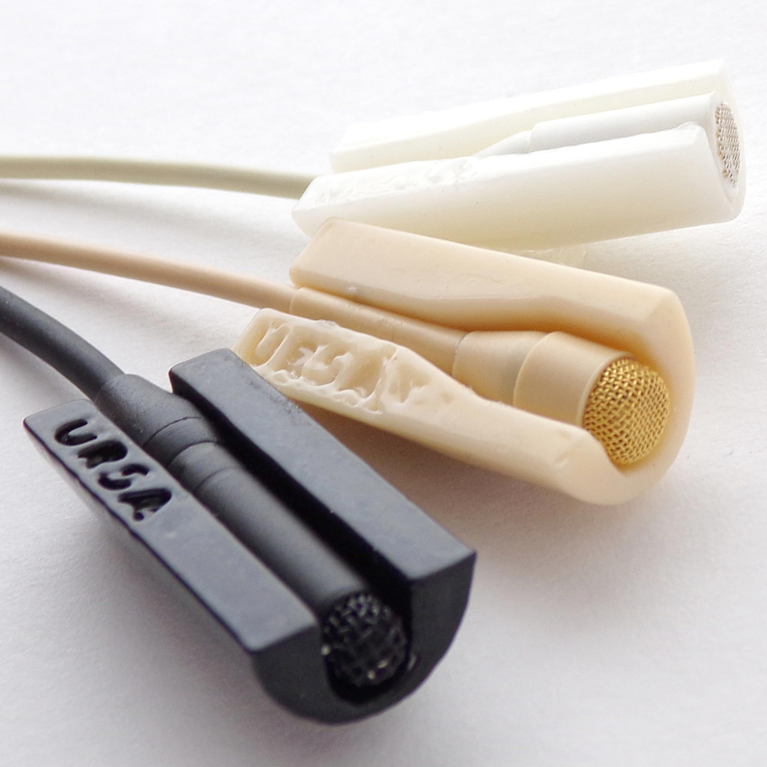 URSA MiniMount. Slim, Low-Profile and Made from Hardened Plastic. Hand-Finished for Smoothness. Includes 5X Hypoallergenic MiniMount Stickies (Beige, Compatible with Sennheiser MKE1)