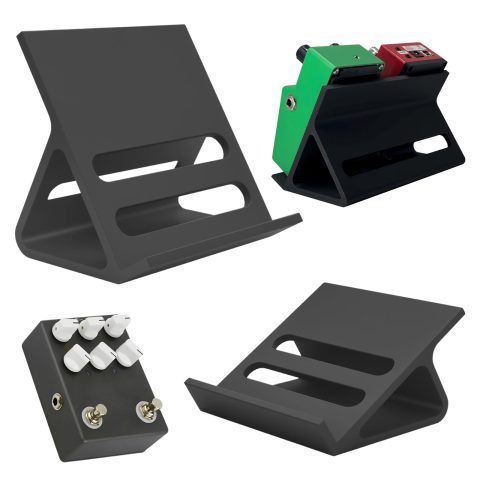 Extended Mini Guitar Pedal Board | Tilting Desktop Effects Pedal Board with Non-Slip Feet | 30° and 60° Tilt Angle Design | Suitable for Recording Studios, Desktops, and Practice Scenarios
