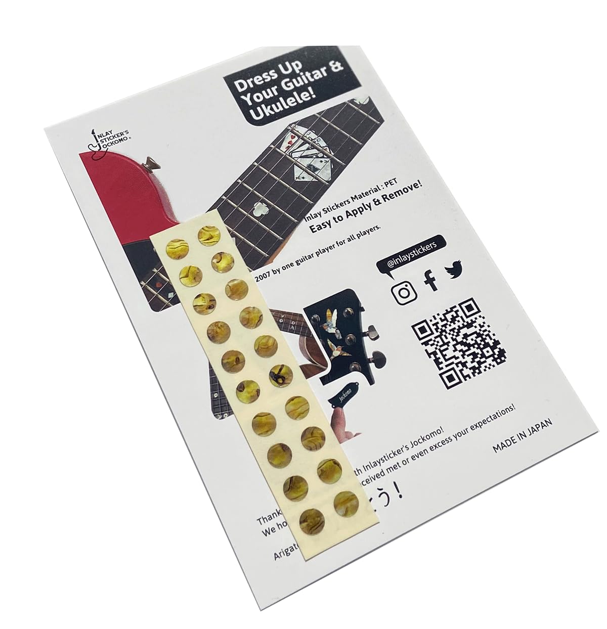 1/4″(6.35mm) Dot Fret Markers – Ocher