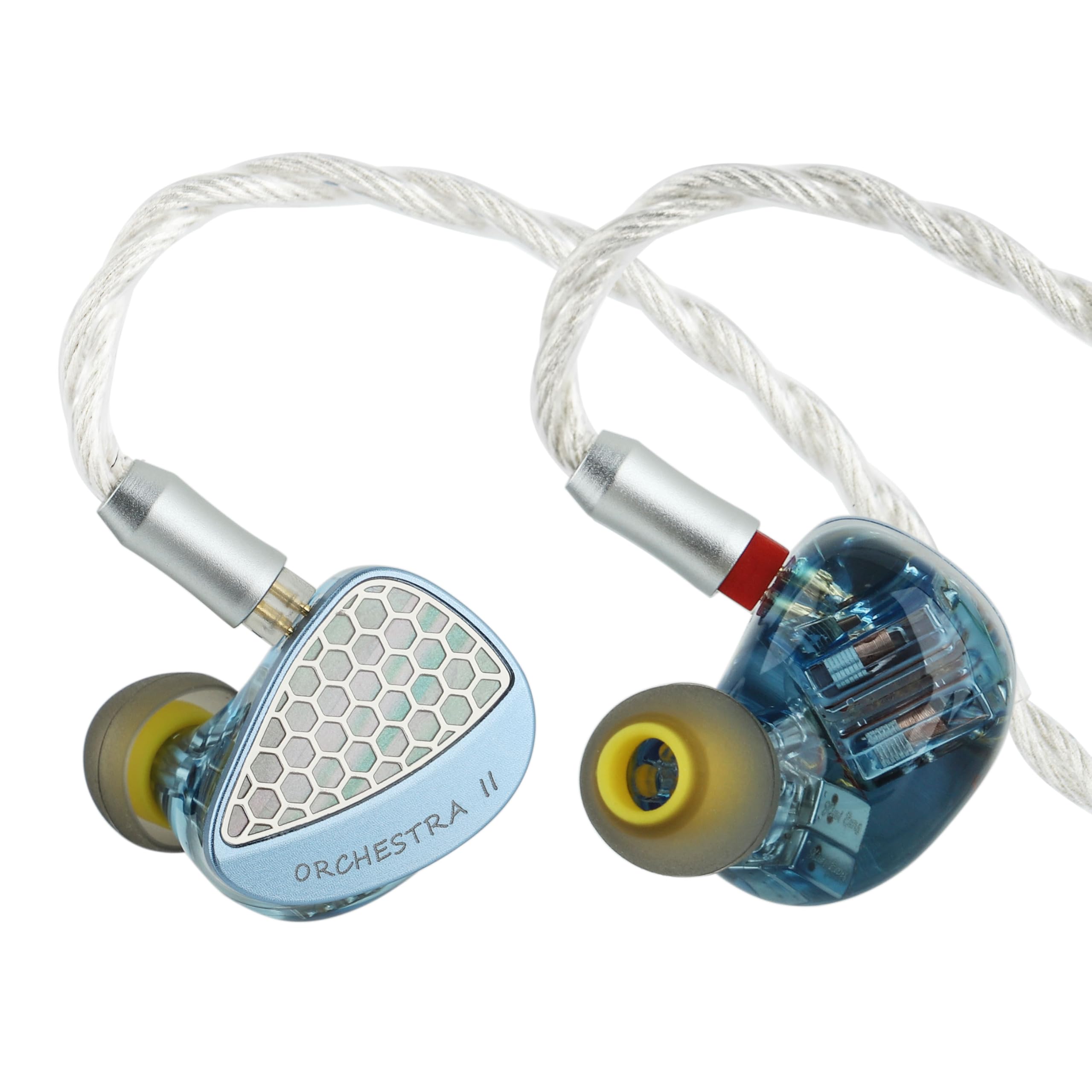 Linsoul Kiwi Ears Orchestra II 10BA Professional HiFi Wired IEM Earbuds