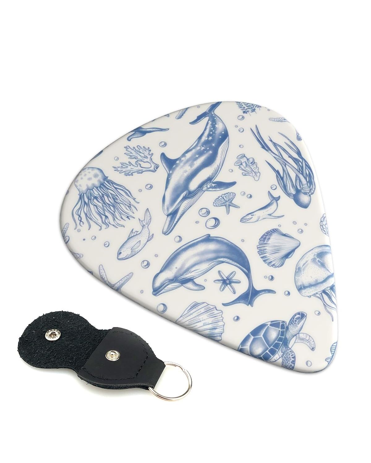 KWSAAHU 0.96mm Thick Guitar Picks – Retro Marine Animal