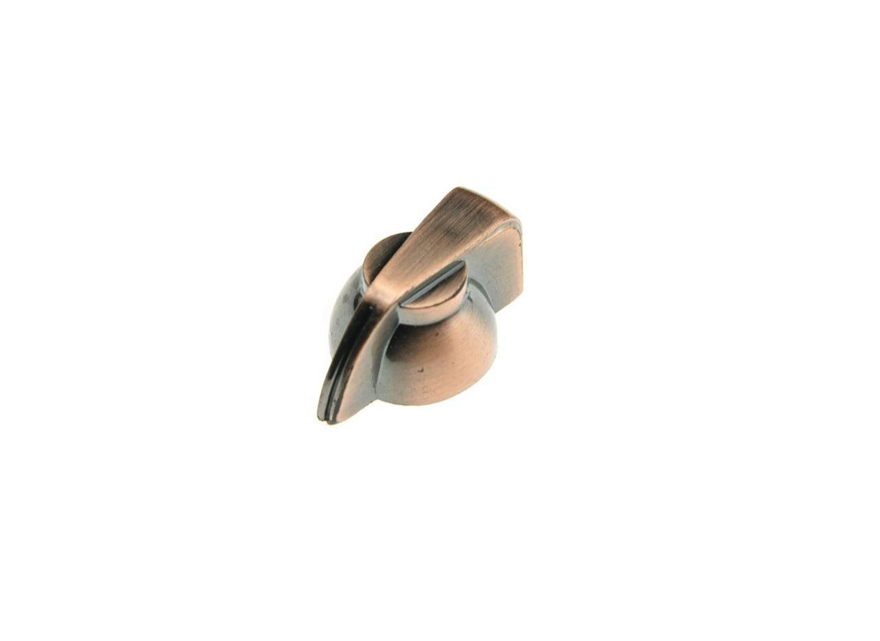 Dopro Pack of 12 Flat Top Guitar Chicken Head Knob AMP Effect pointer Knob Bronze
