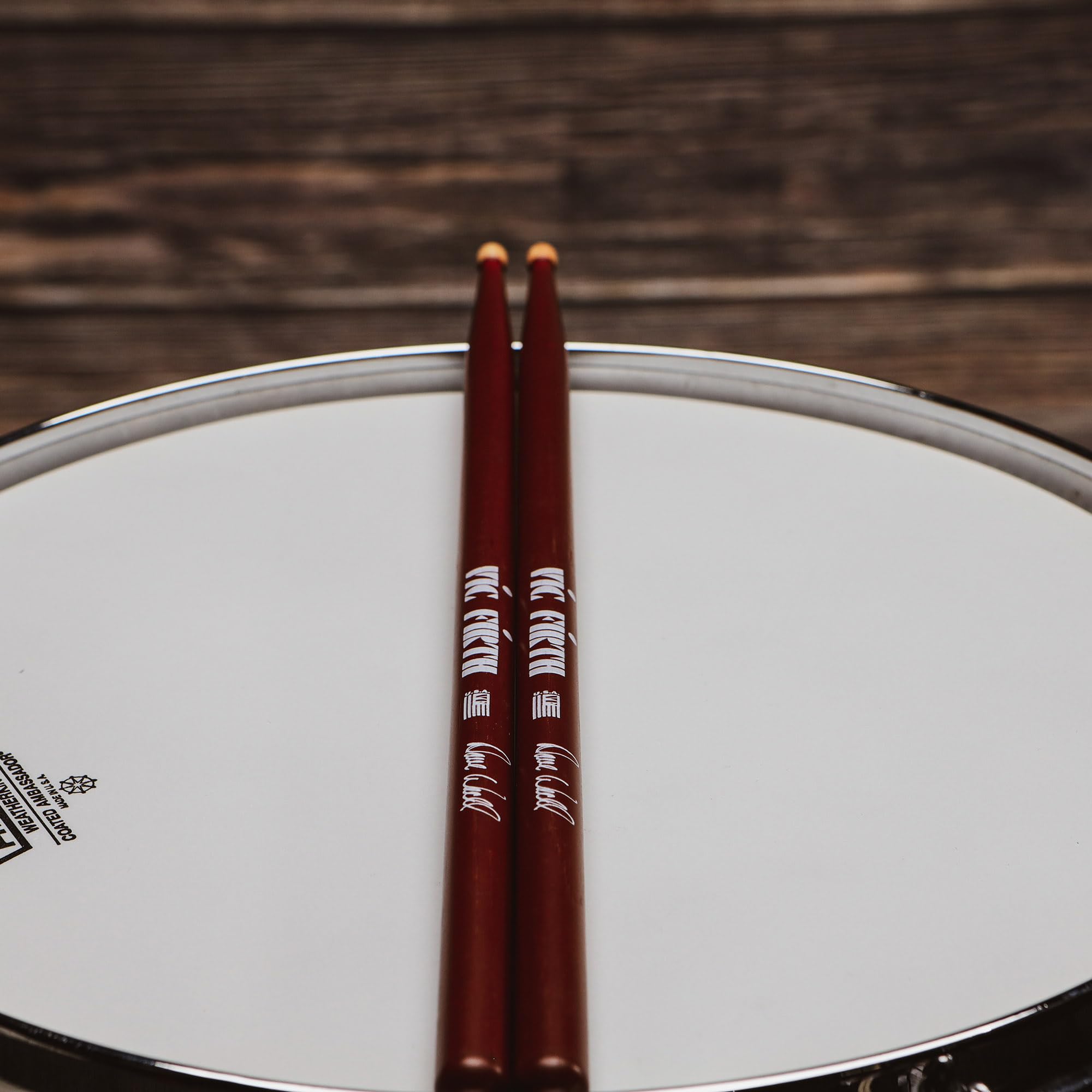 Vic Firth Signature Series Dave Weckl Drumsticks – 3-Pack Bundle with Austin Bazaar Polishing Cloth
