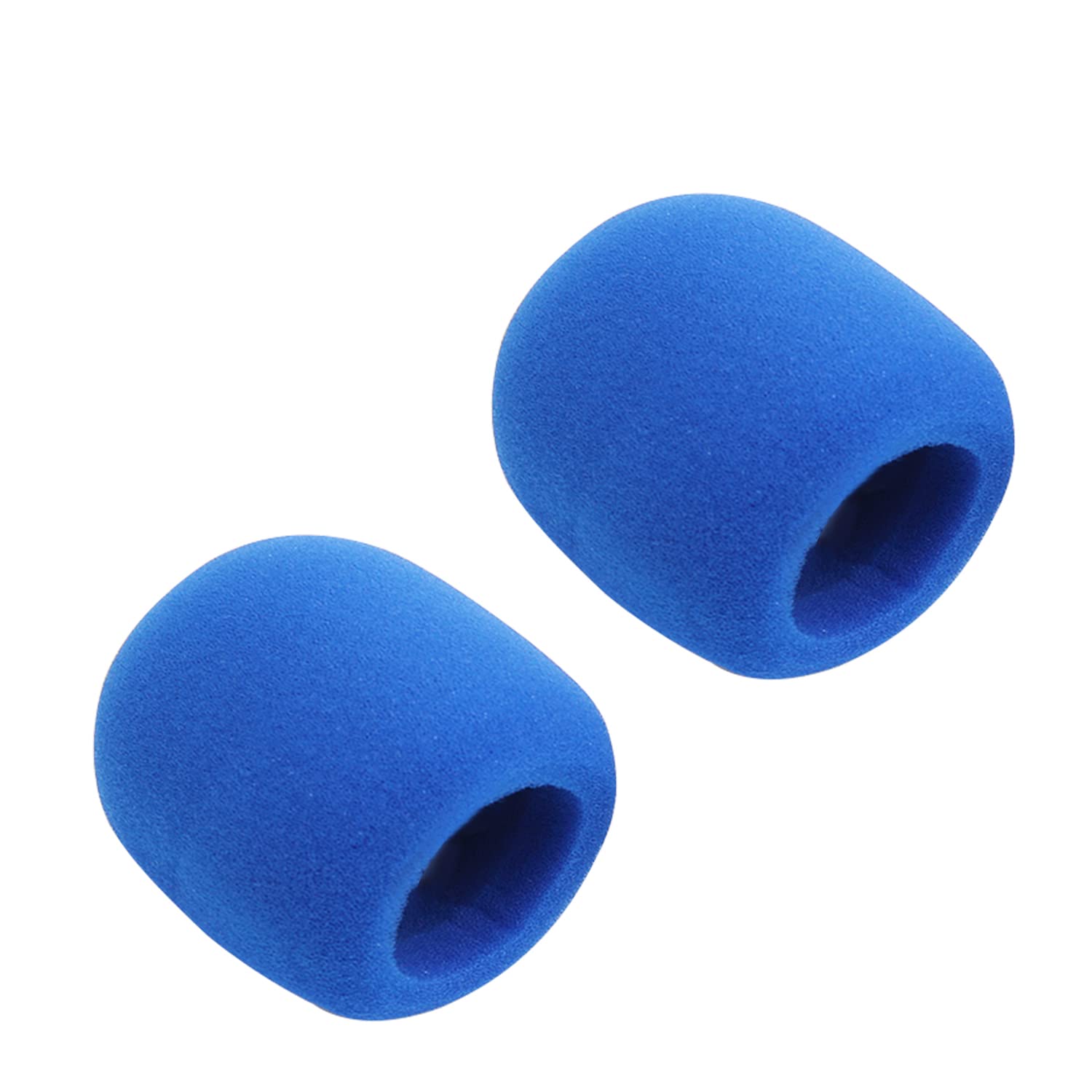 Fielect 2Pcs Microphone Cover Sponge Foam Mic Cover Handheld Microphone Windscreen Shield Protection Micro Foam Filter Black for KTV Broadcasting