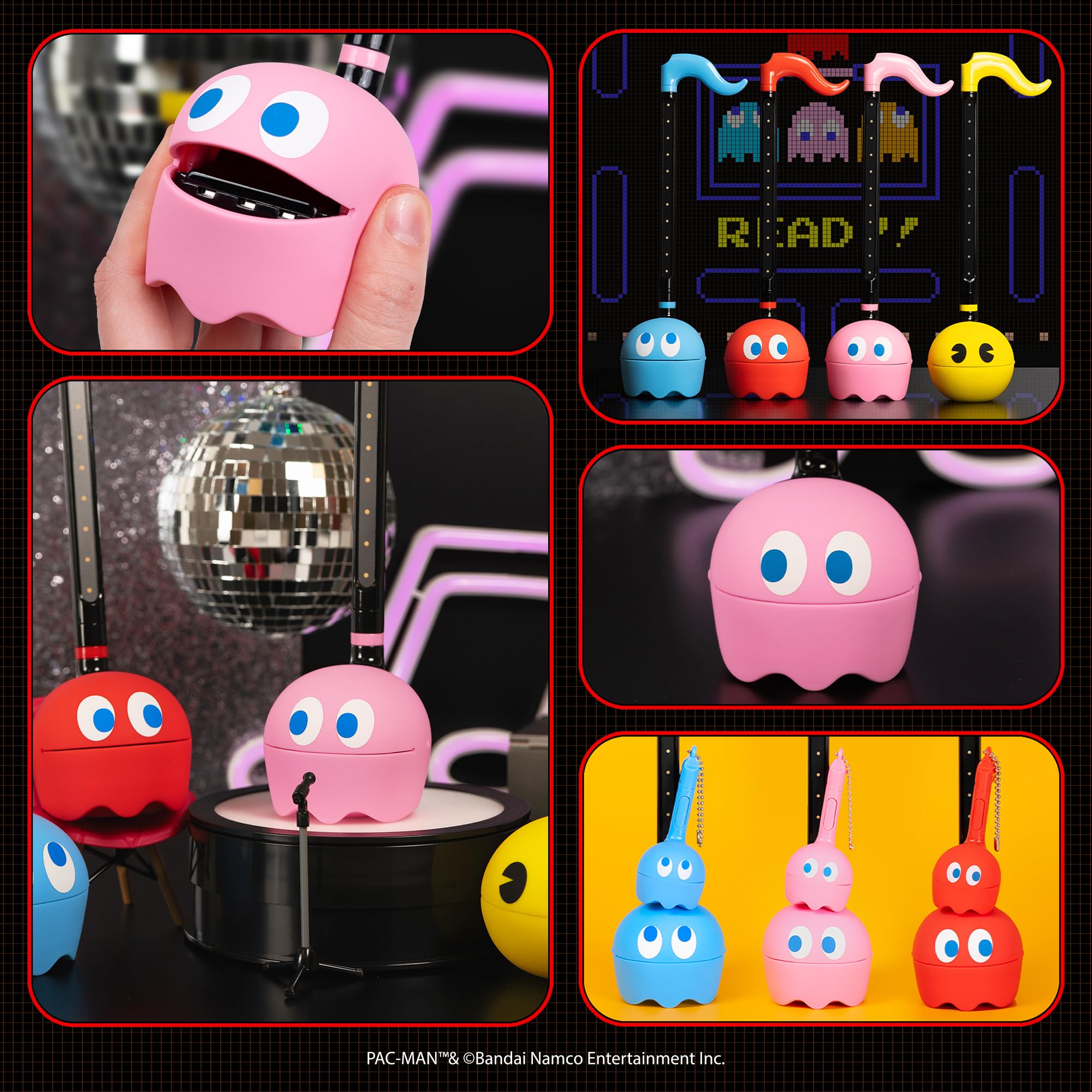 Otamatone PAC-MAN Electronic Synthesizer Musical Instrument Toy – Pinky