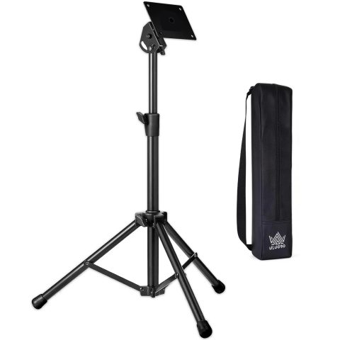 ULUOBO Electronic Drum Pad Stand for Percussion Sample Pads, Foldable, with Carry Bag (Black)