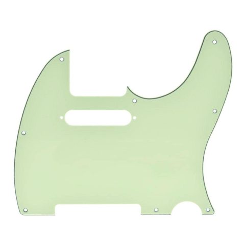 Dopro Mint Green 3 Ply 8 Hole Tele Style Guitar Pickguard TL Pick Guard with Pickup Mounting Screw Holes for Tele/Telecaster