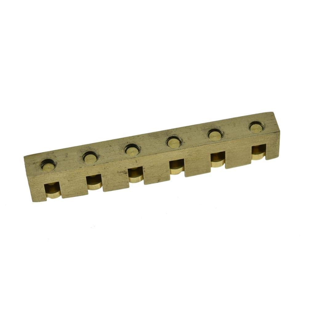 KAISH 43mm Height Adjustable Brass Guitar Nut Metal Nut for Les Paul or LP SG Electric Guitar