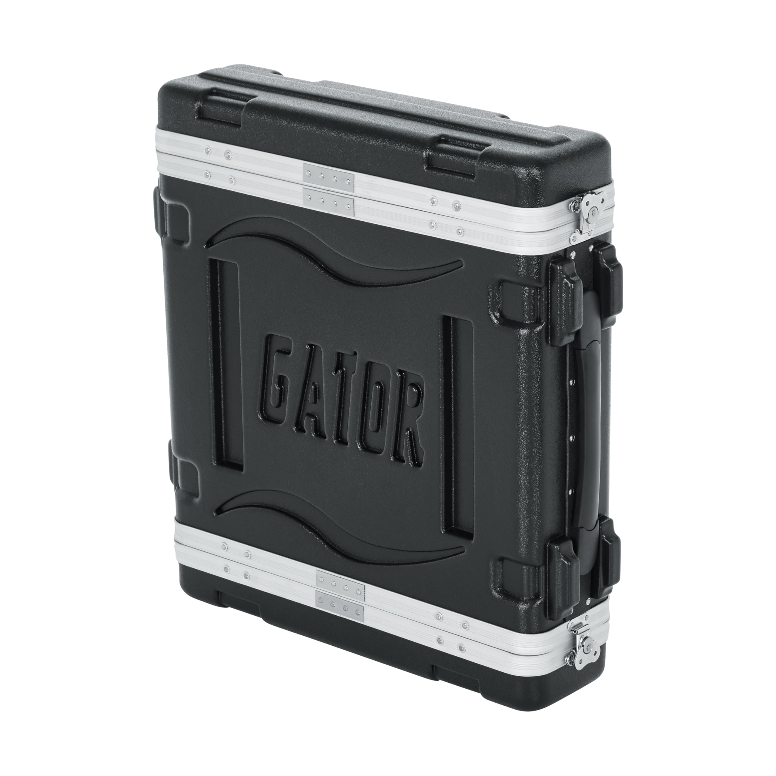 Gator Cases Soundcheck Series Lightweight Molded 2U Rack Case with Heavy Duty Latches, Standard 19.25′ Depth (GR-2L)