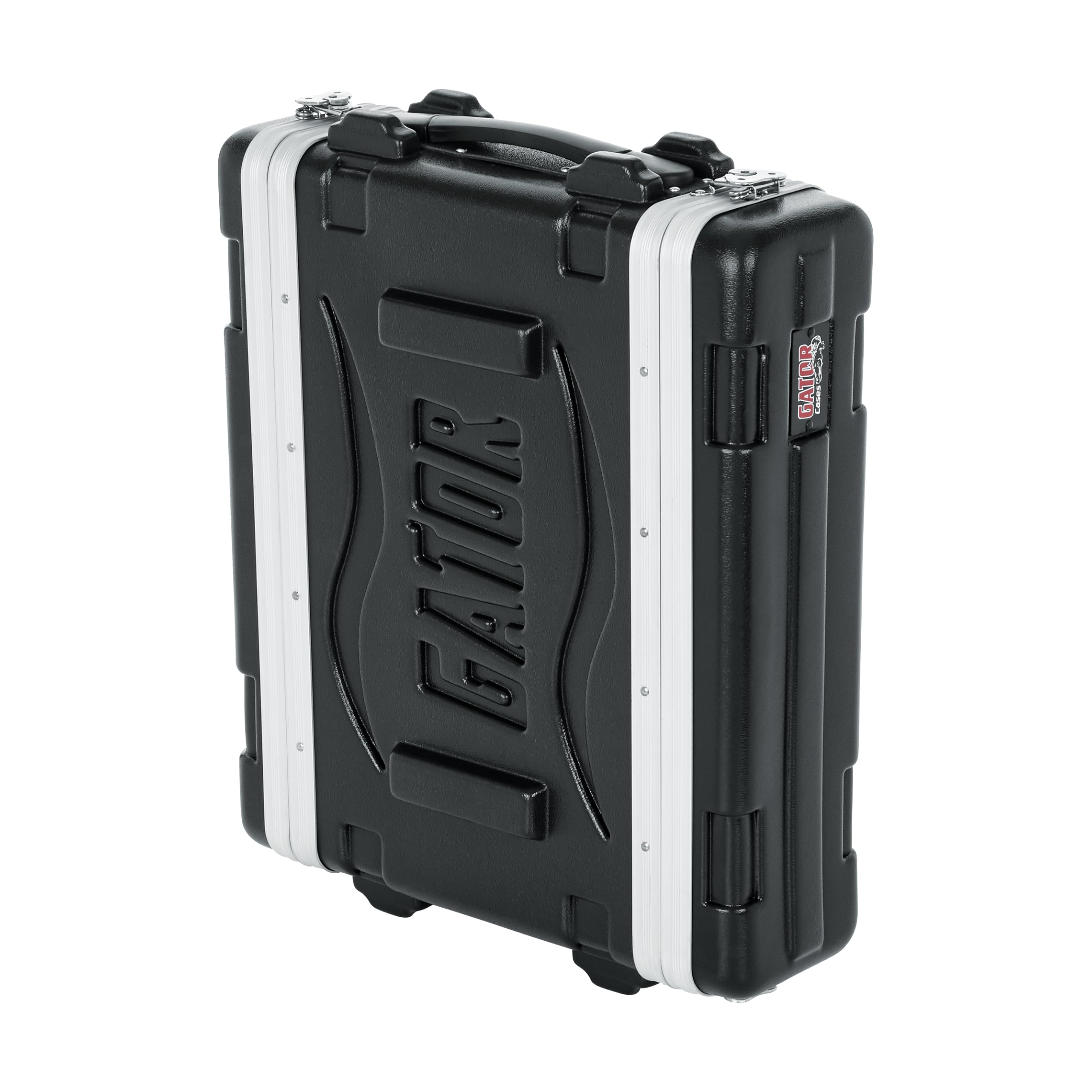 Gator Cases Lightweight Molded 2U Rack Case with Heavy Duty Latches; Shallow 14.25′ depth (GR-2S)