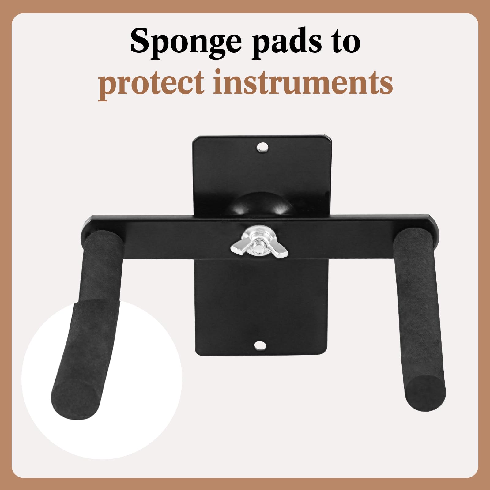 EASTROCK Trumpet Stand,Wall Mount Trumpet,Holder Wall Mounted Instrument 2Pcs