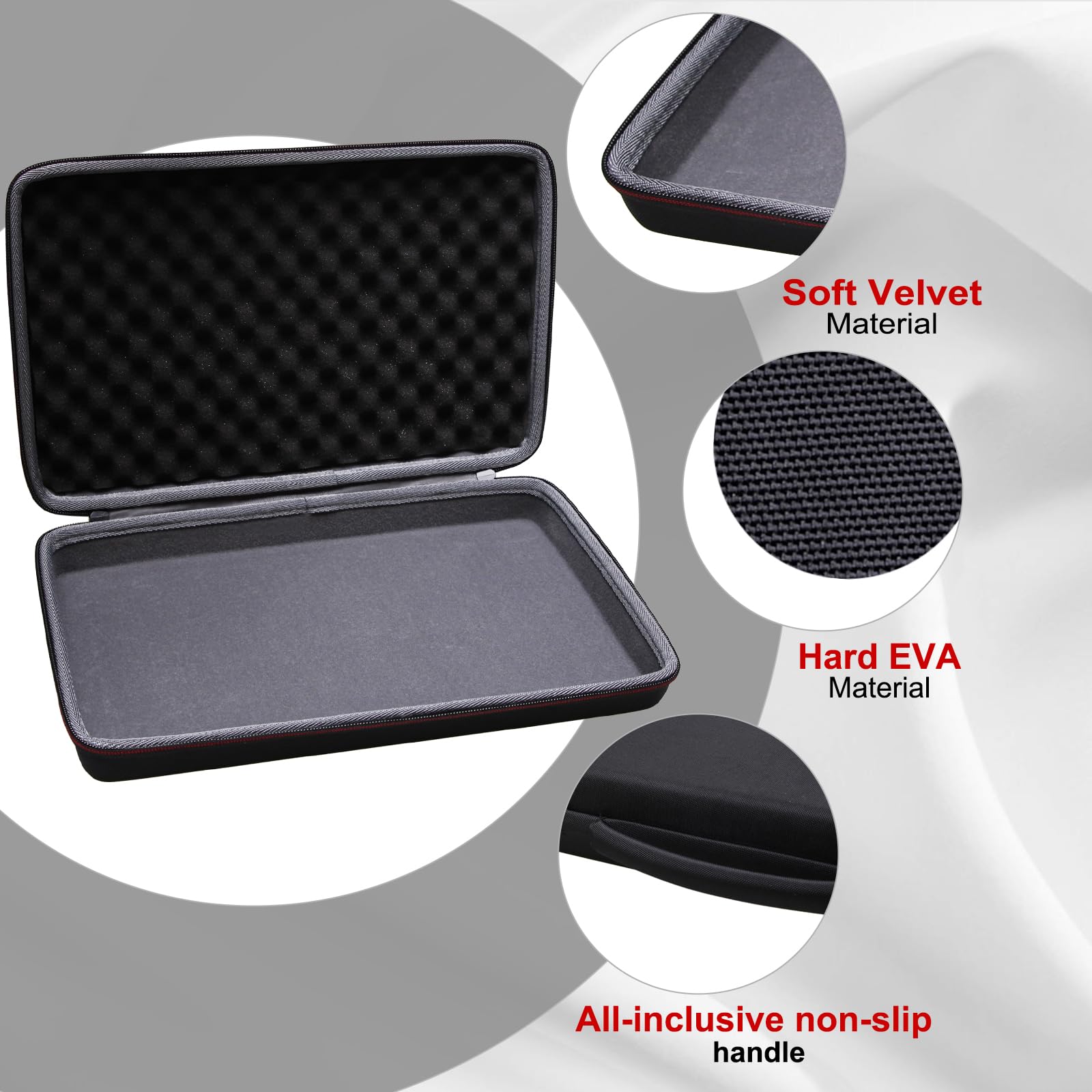L LTGEM DJ Mixer Case, Black