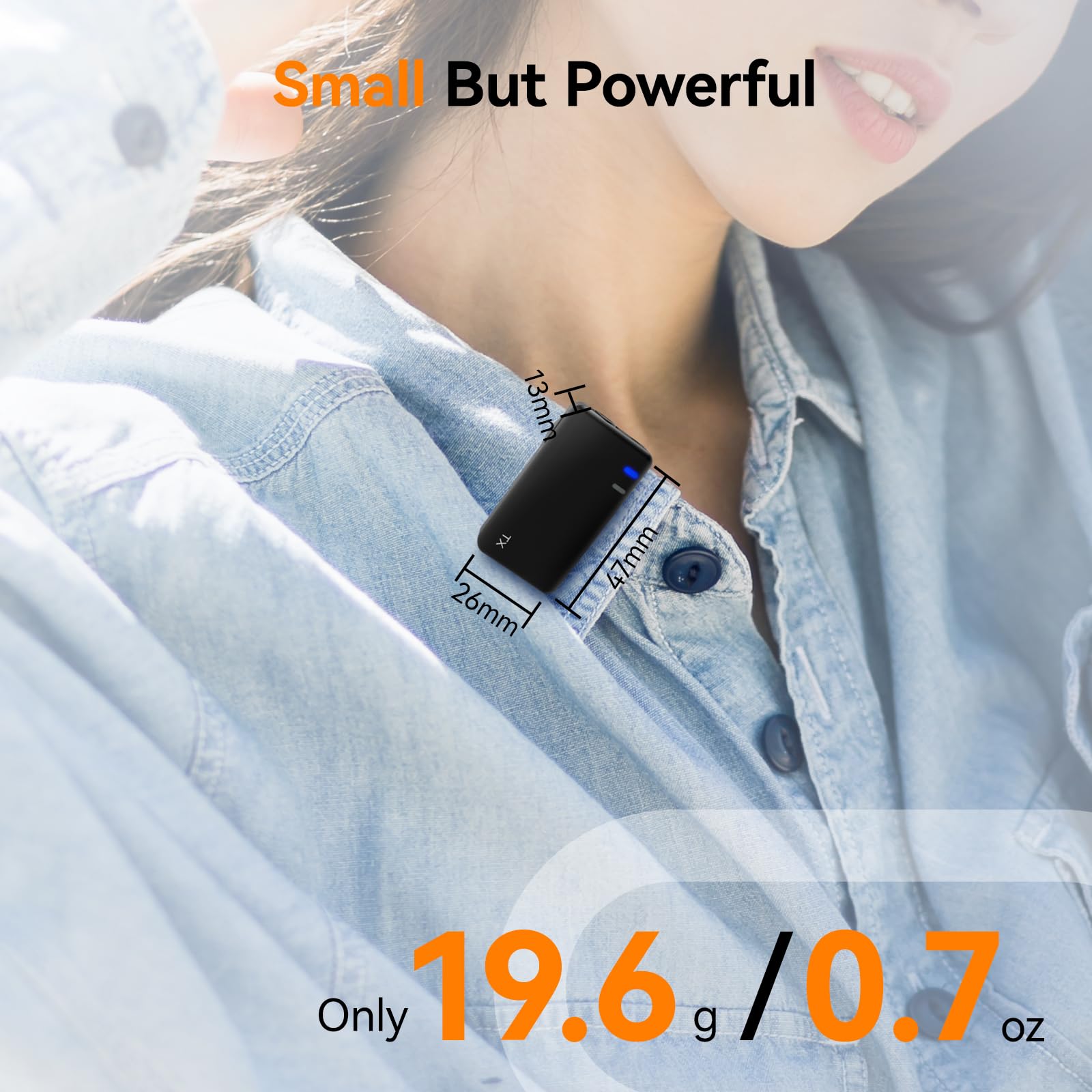 SVBONY D4 4-Person Wireless Lavalier Microphones Systems for Group Videos