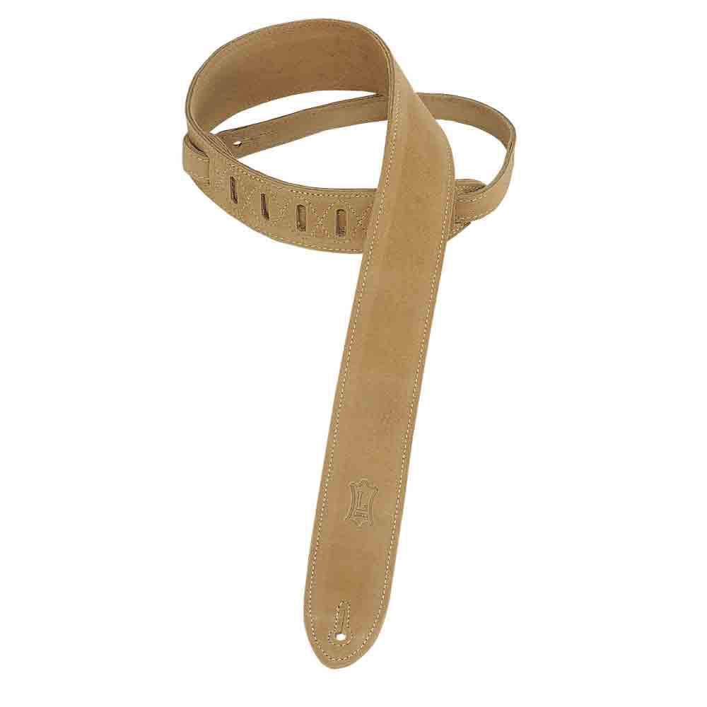 Levy’s LEVYS MS12SND 2IN SUEDE GTR STRAP SAND