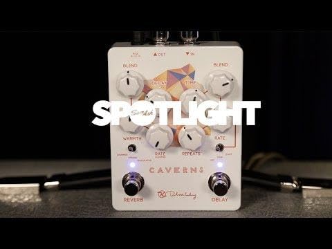Keeley Caverns V2 Reverb and Delay Pedal, White (KCav2)