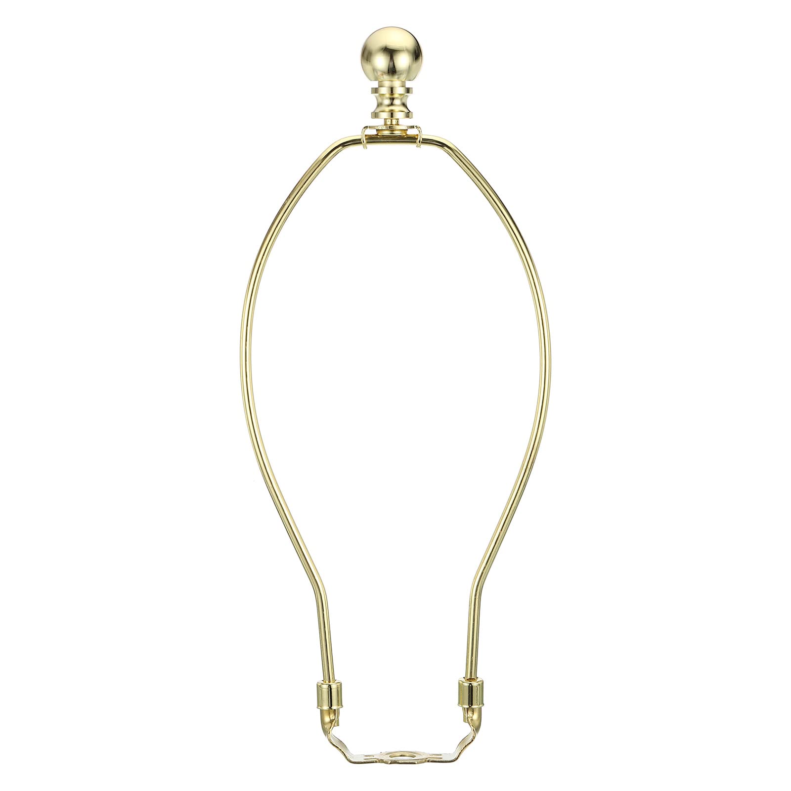 PATIKIL 10 Inch Lamp Harp Kit with Finial, 1 Set Gold Bracket Holder